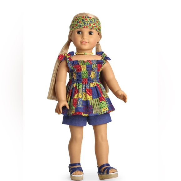 RETIRED 1ST EDITION , American Girl Doll, Julie Albright Patchwork outfit - Picture 8 of 8